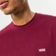 Férfi póló VANS PÓLÓ MN LEFT CHEST LOGO TEE BURGUNDY vn0a3czebrg1 szín: bordó