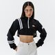 Női pulóver ELLESSE PULÓVER CIPZÁRAS LAUDE CROP TRACK TOP BLK sgi11011011 szín: fekete