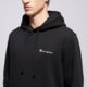 Férfi pulóver CHAMPION PULÓVER KAPUCNIS HOODED SWEATSHIRT 221790kk001 szín: fekete