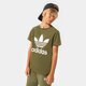 Gyerek póló ADIDAS PÓLÓ TREFOIL TEE BOY hd2005 szín: khaki