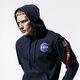 Férfi pulóver ALPHA INDUSTRIES PULÓVER KAPUCNIS SPACE SHUTTLE HOODY 178317-07 szín: sötétkék