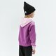 Gyerek pulóver JORDAN PULÓVER KAPUCNIS JORDAN ESSENTIALS GIRL 45a881-p1g szín: lila