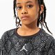 Gyerek póló JORDAN PÓLÓ ESSENTIALS SNAKE TEE GIRL 45b313-023 szín: fekete
