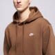 Férfi pulóver NIKE PULÓVER KAPUCNIS M NK CLUB BB PO HOODIE fn3859-235 szín: barna