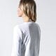 Női póló NIKE PÓLÓ W NSW TEE ESSNTL LS ICON FTRA bv6171-100 szín: fehér