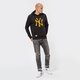 Férfi pulóver NEW ERA PULÓVER KAPUCNIS TEAM LOGO HOODY NYY BLK 12893131 szín: fekete