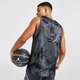 Férfi póló JORDAN TANK JDAN TIE DYE JERSEY BLACK TEE dz0565-022 szín: fekete
