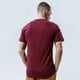 Férfi póló VANS PÓLÓ LEFT CHEST LOGO TEE PORT ROYALE-WHITE vn0a3czek1o1 szín: bordó