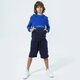 Gyerek pulóver ADIDAS PULÓVER KAPUCNIS HOODIE MM gn2384 szín: kék
