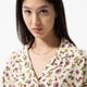 Női póló VANS TOP WYLD PRINTED SS TOP vn0a7rmkfs81 szín: fehér