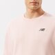 Női pulóver NEW BALANCE PULÓVER NB ESSENTIALS UNI-SSENTIALS CREW ut21501pie szín: rózsaszín