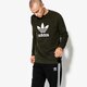 Férfi pulóver ADIDAS PULÓVER TREFOIL CREW ADICOLOR dm7834 szín: khaki