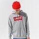 Férfi pulóver LEVI'S PULÓVER KAPUCNIS T2 STD GRAPHIC HOODIE 384240000 szín: szürke
