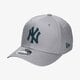 Férfi baseball sapka NEW ERA SAPKA ESSENTIAL 9FIFTY STRETCH NYY GREY NEW YORK YAN 12285381 szín: szürke