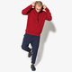 Férfi pulóver NEW ERA PULÓVER WORLD HOOD OVERSIZED HOODY NEW ERA CARDINAL 11517689 szín: bordó