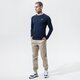 Férfi póló ALPHA INDUSTRIES PÓLÓ BASIC LS SMALL LOGO 198517-07 szín: sötétkék