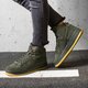 Gyerek sportcipők NIKE AIR FORCE 1 HIGH LV8 BG 807617-300 szín: khaki