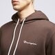 Férfi pulóver CHAMPION PULÓVER KAPUCNIS HOODED SWEATSHIRT 219208ms548 szín: barna