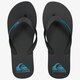 Férfi papucsok és szandálok QUIKSILVER WAVE SOUNDS JAVA 17 aqyl100854-xkbk szín: fekete