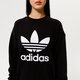 Női pulóver ADIDAS PULÓVER TRF CREW SWEAT fm3272 szín: fekete