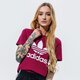 Női póló ADIDAS PÓLÓ TREFOIL TEE gd2433 szín: bordó
