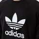 Férfi pulóver ADIDAS PULÓVER TREFOIL CREW h06651 szín: fekete