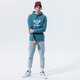 Férfi pulóver ADIDAS PULÓVER KAPUCNIS TREFOIL HOODIE gn3461 szín: kék
