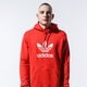 Férfi pulóver ADIDAS PULÓVER KAPUCNIS TREFOIL HOODIE fm3783 szín: piros