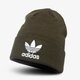 Gyerek téli sapka ADIDAS SAPKA TÉLI TREFOIL BEANIE dh4298 szín: khaki