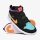 Gyerek sportcipők JORDAN 1 MID ALT  ar6351-083 szín: fekete