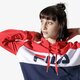 Női pulóver FILA PULÓVER LORI HOODIE SWEAT 687042g06 szín: sötétkék