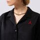 Női póló JORDAN TSHIRT HERITAGE WOMEN'S WOVEN dm5228-010 szín: fekete