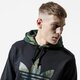 Férfi pulóver ADIDAS PULÓVER KAPUCNIS CAMO OTH fm3358 szín: fekete