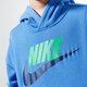 Gyerek pulóver NIKE PULÓVER KAPUCNIS SPORTSWEAR CLUB FLEECE cj7861-402 szín: kék