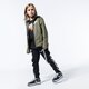 Gyerek pulóver NIKE PULÓVER CIPZÁRAS KAPUCNIS B NSW HOODIE FZ WINTERIZED bv4506-222 szín: zöld