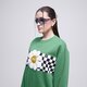 Női pulóver VANS PULÓVER OVERSIZED FLORAL CREW vn00074ebr1 szín: multicolor