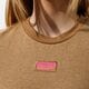 Női póló ADIDAS PÓLÓ CROPPED TEE gn4327 szín: barna