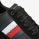 Férfi sportcipők TOMMY HILFIGER CORPORATE LEATHER FLAG RUNNER fm0fm02380990 szín: fekete