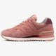Női sportcipők NEW BALANCE WL574GRY DUSTED PEACH wl574gry szín: rózsaszín