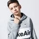 Gyerek pulóver NIKE PULÓVER KAPUCNIS AIR cj7842-063 szín: szürke