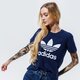 Női póló ADIDAS PÓLÓ TREFOIL TEE gd2314 szín: sötétkék