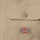 Női póló DICKIES ING WORK SHIRT CROPPED SS W dkdfs573khk1 szín: barna