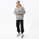 Férfi pulóver NEW ERA PULÓVER KAPUCNIS HALF LOGO OS LAKERS LOS ANGELES LAK 60284624 szín: szürke