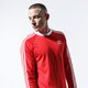 Férfi póló ADIDAS PÓLÓ 3-STRIPES LS T fm3776 szín: piros