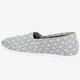 Női slip-onok TOMS VINTAGE TILE ALPARGATA 10008032 szín: fehér