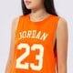 Női póló JORDAN PÓLÓ W J HERITAGE TANK CORE do5023-817 szín: narancssárga