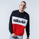 Férfi pulóver NIKE PULÓVER AIR cj4827-011 szín: fekete