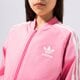 Gyerek pulóver ADIDAS PULÓVER CIPZÁRAS SST TRACK TOP GIRL hk0299 szín: rózsaszín