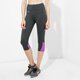 Női nadrágok UNDER ARMOUR LEGGINGS FLY BY RUN CAPRI 1271531016 szín: fekete
