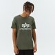 Férfi póló ALPHA INDUSTRIES PÓLÓ BASIC T 100501-142 szín: khaki